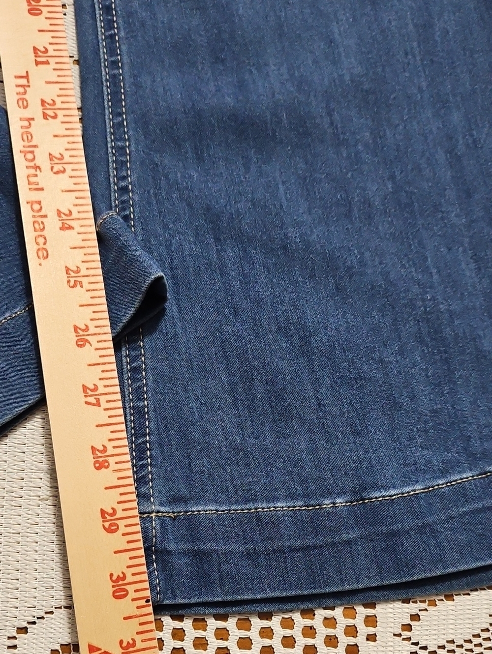 Cello Medium Blue Flare Jeans - Wide Leg - Size Large - Picture 3 of 10
